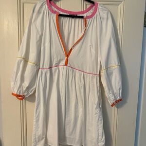 Staud Scoop Neck Mini Dress